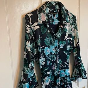 Banana republic floral maxi dress